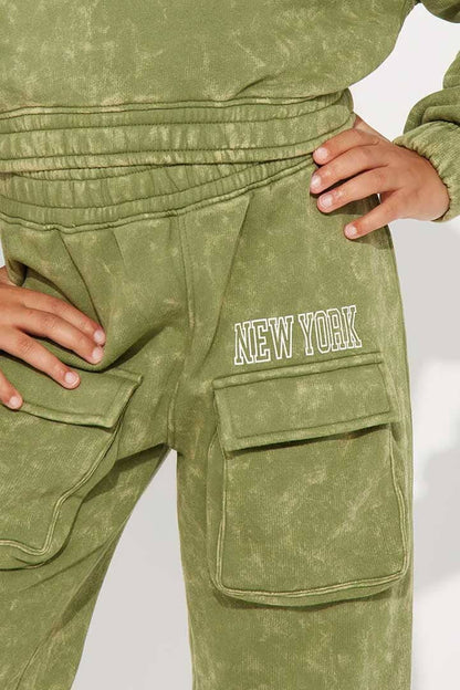 NK Girl's New York Printed Fleece Trousers