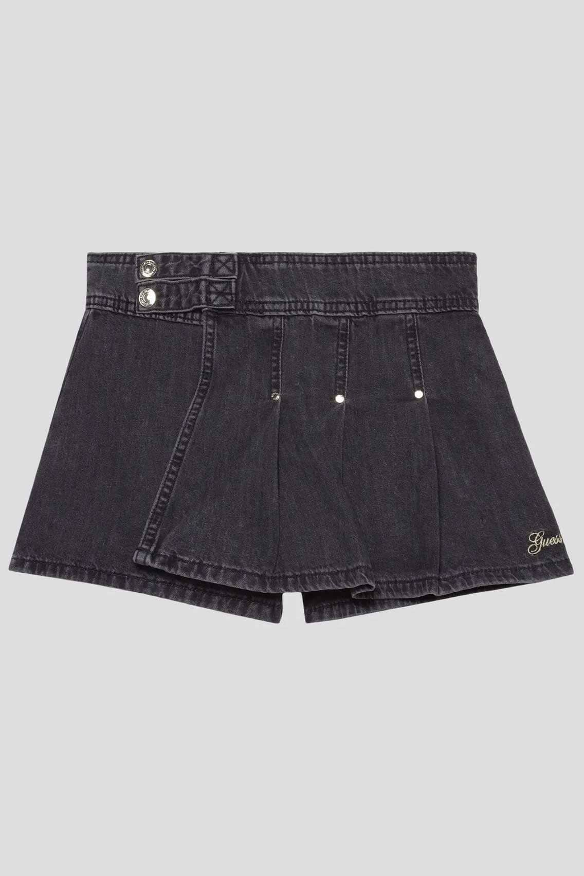 GS Girl's Denim Pleated Skort