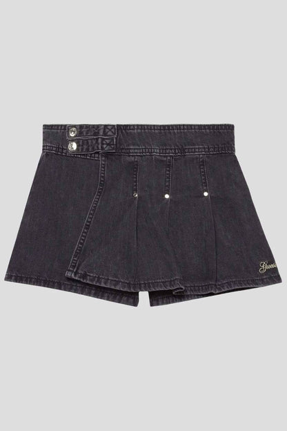 GS Girl's Denim Pleated Skort