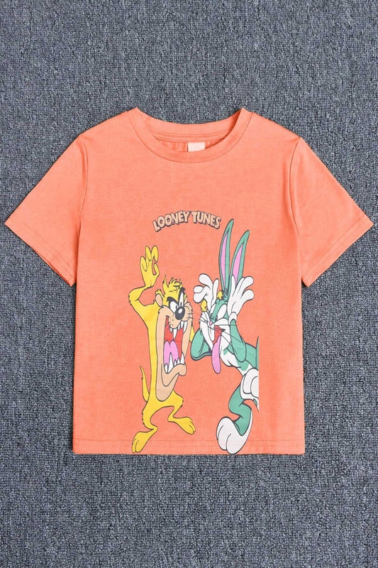 Minoti Kid's Looney Tunes Printed Minor Fault Tee Shirt