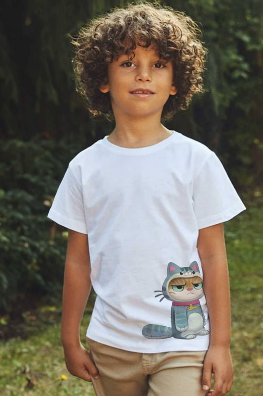 Polo Republica Boy's Cat Printed Tee Shirt Boy's Tee Shirt Polo Republica 