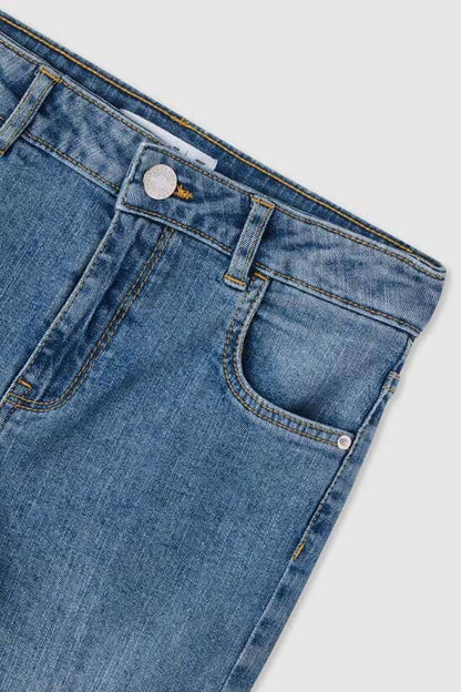 TN Girl's Flared Cargo Jeans