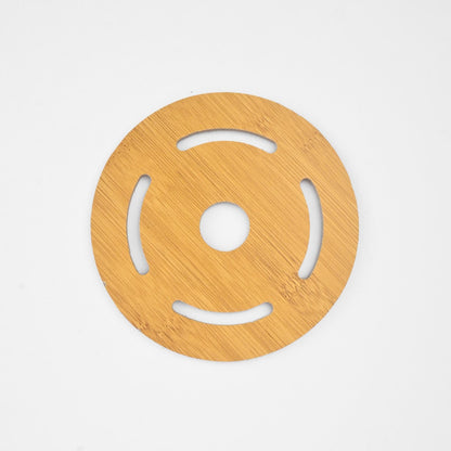 Round Cafe Wooden Hot Dish Coasters Crockery RAM D7 