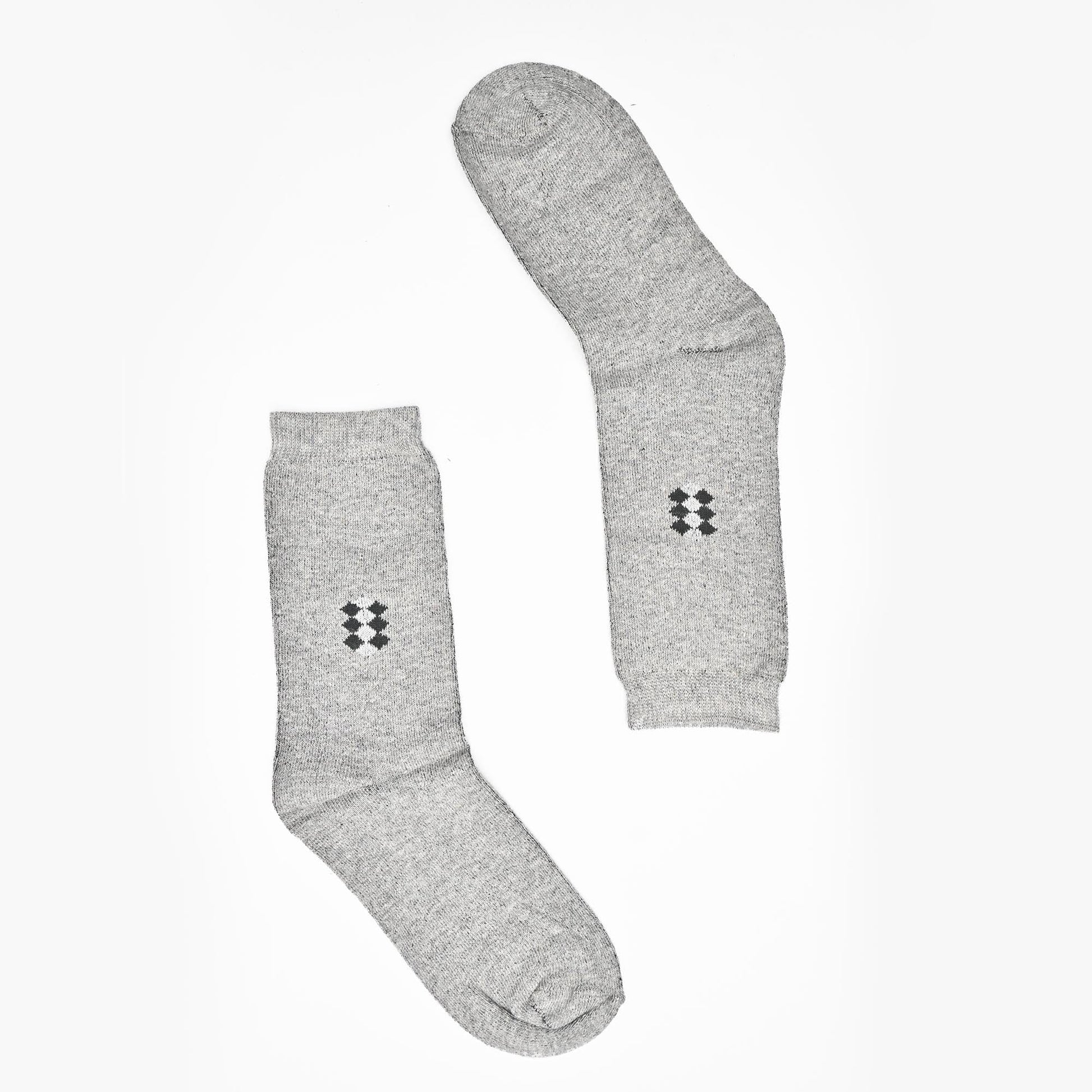 Leijia Men's Dress Socks Socks RAM Heather Grey D2 EUR-40-46
