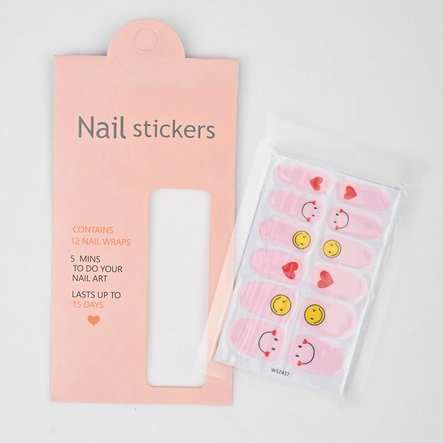 Women's Nail Stickers - Pack Of 12 Wraps Health & Beauty RAM D8 