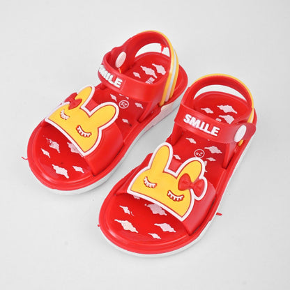 Omega Girl's Mini Melissa Smile Sandals Girl's Shoes RAM Red EUR 20 