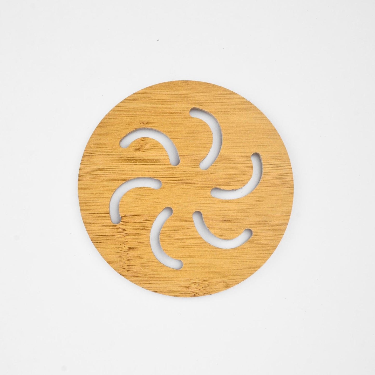 Round Cafe Wooden Hot Dish Coasters Crockery RAM D1 