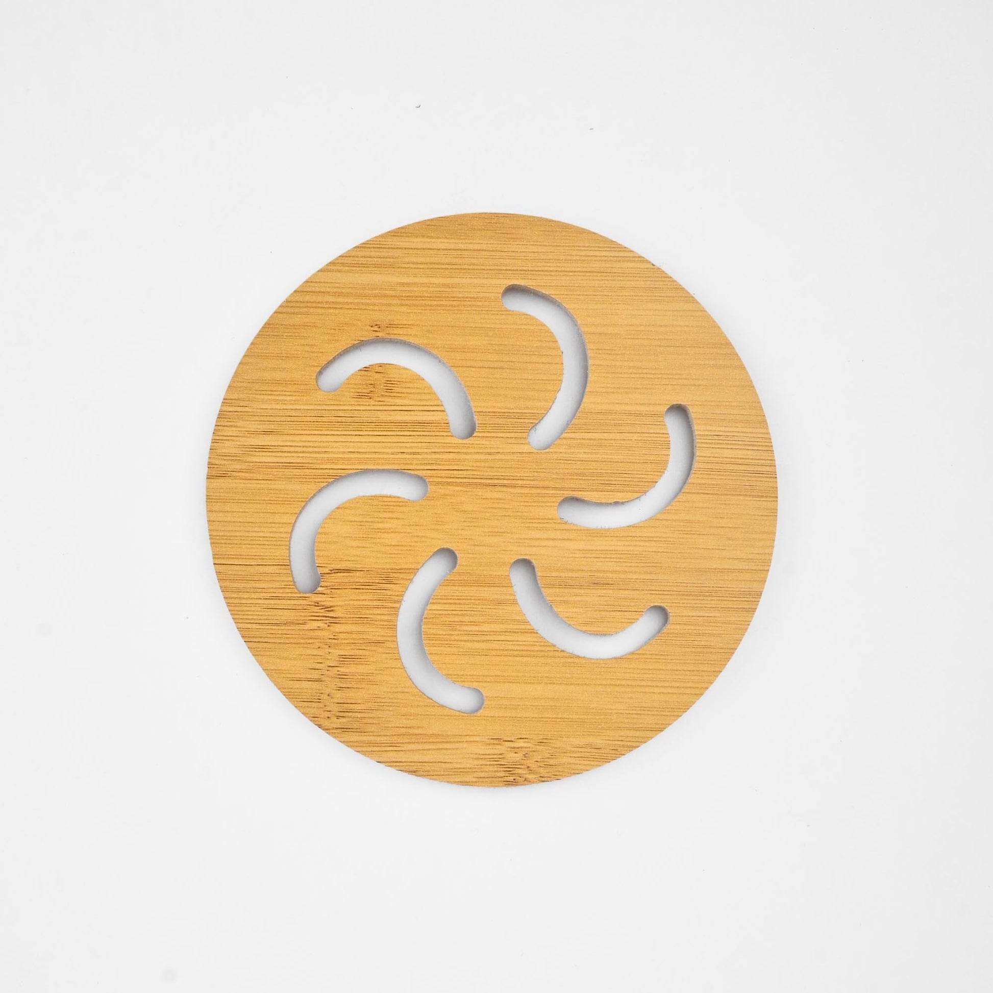 Round Cafe Wooden Hot Dish Coasters Crockery RAM D1 