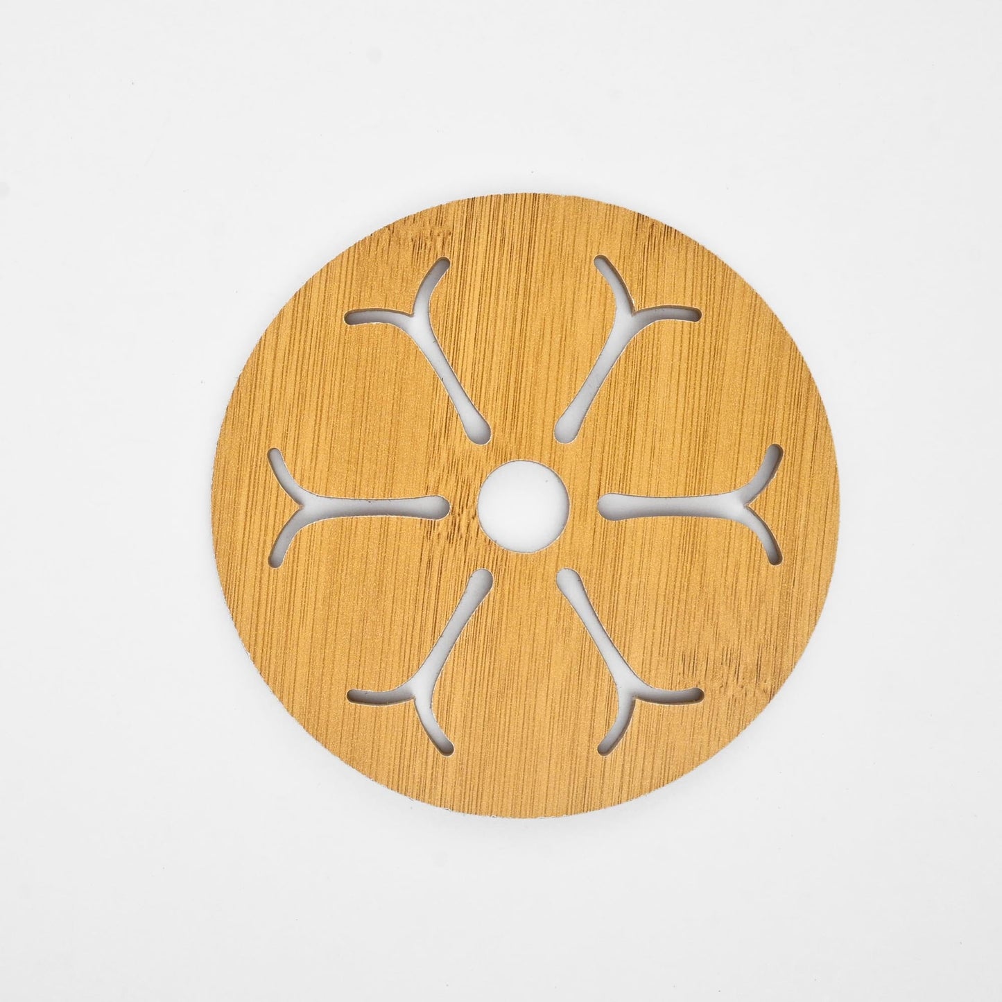 Round Cafe Wooden Hot Dish Coasters Crockery RAM D2 