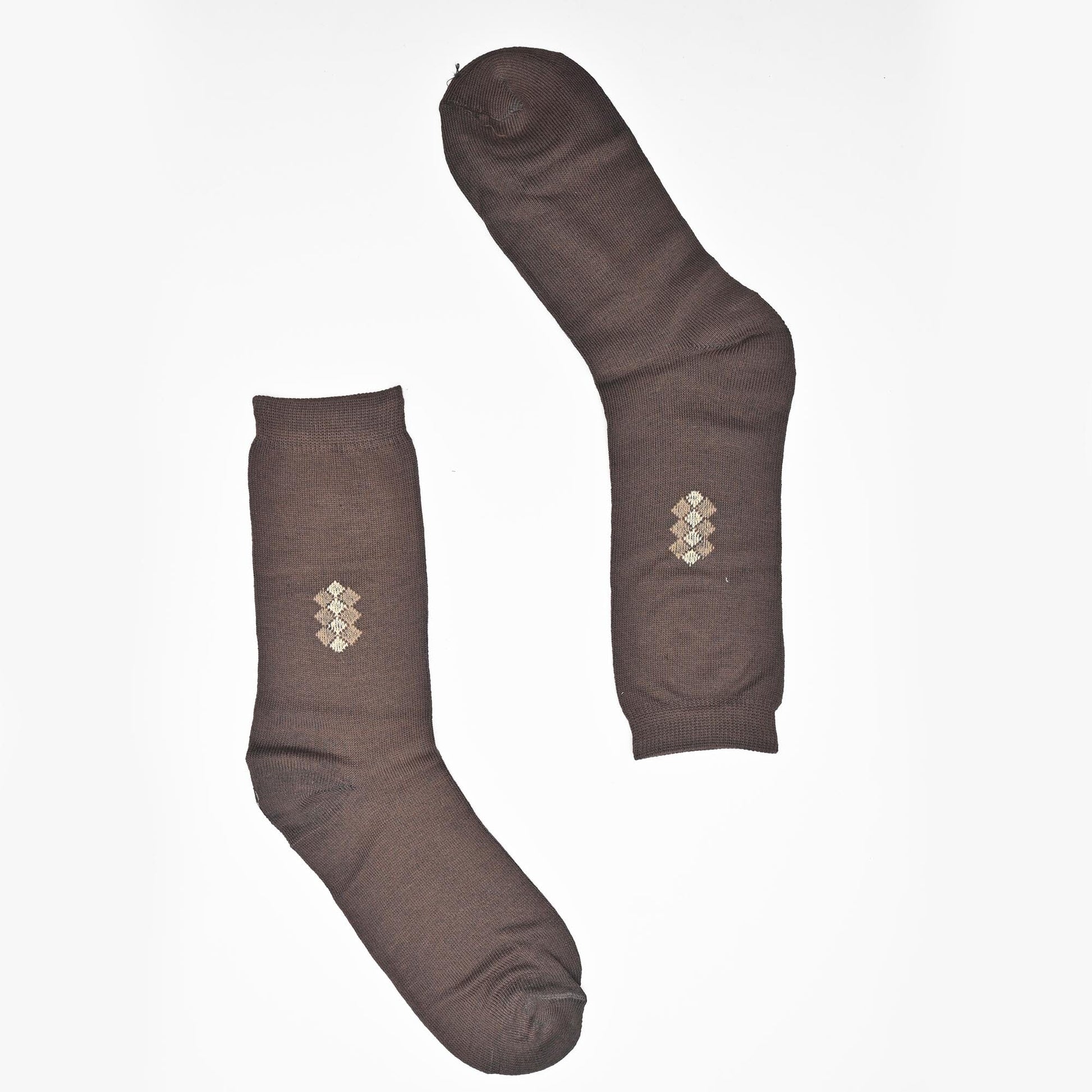 Leijia Men's Dress Socks Socks RAM Brown D2 EUR-40-46