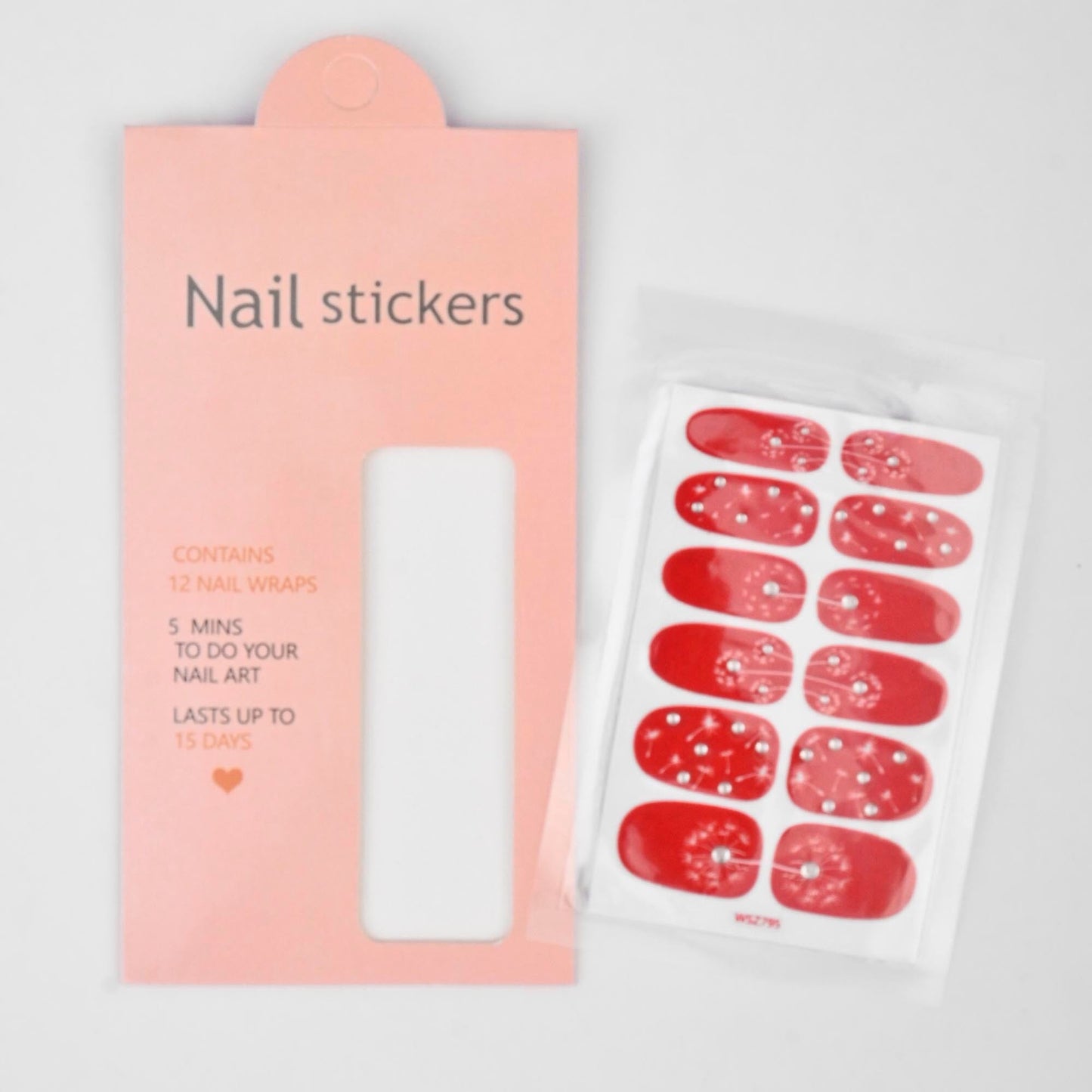 Women's Nail Stickers - Pack Of 12 Wraps Health & Beauty RAM D5 