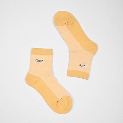 Vienna Women's Graz Anklet Socks Socks SRL Mustard D4 EUR 35-40