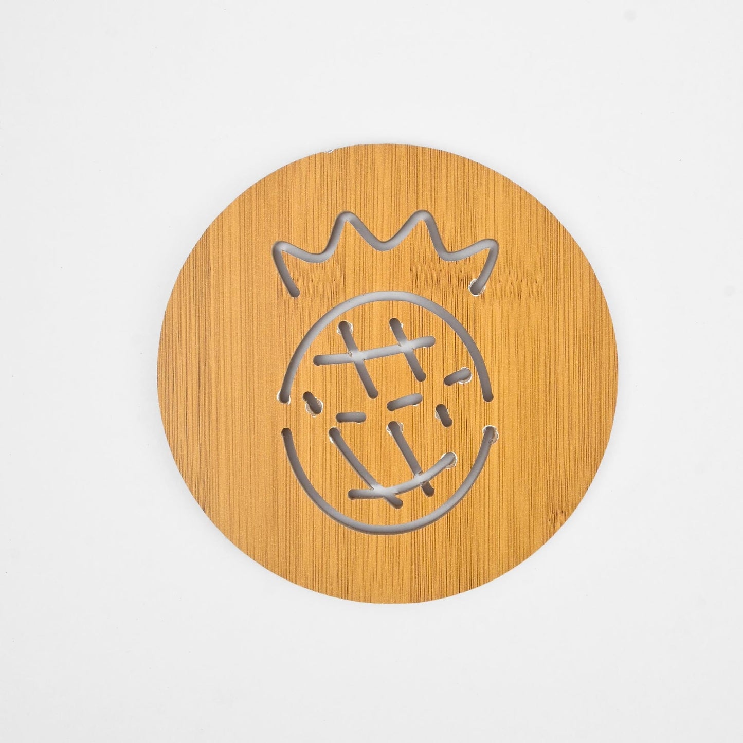 Round Cafe Wooden Hot Dish Coasters Crockery RAM D6 