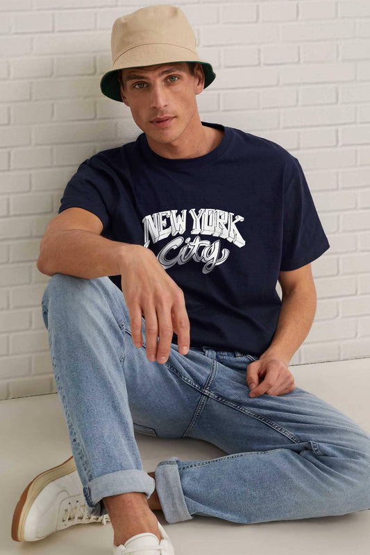 Polo Republica Men's New York City Printed Short Sleeve Tee Shirt Men's Tee Shirt Polo Republica 