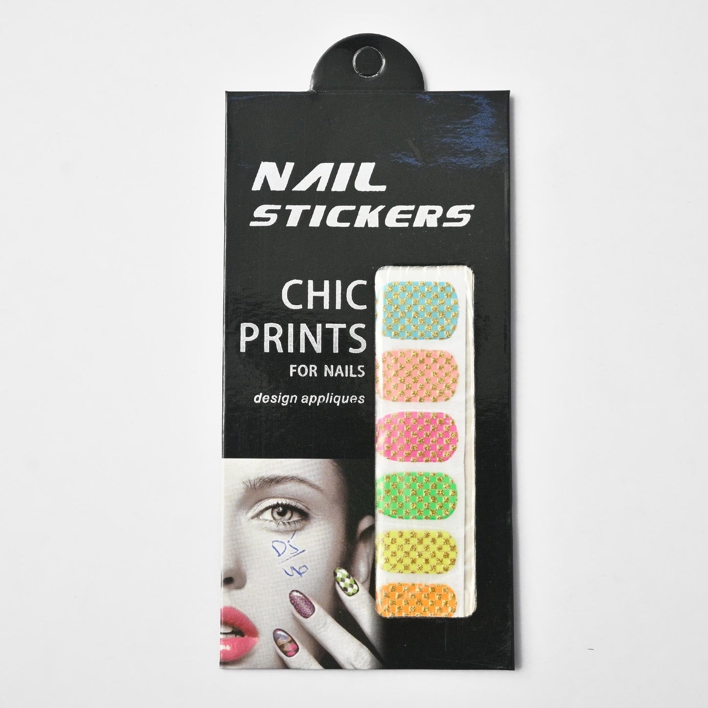 Chic Prints Women's Nail Stickers - Pack Of 12 Health & Beauty SRL D5 