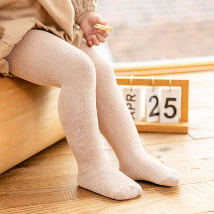 Kid's Winter Warm Socks Leggings Kid's Underwear SRL Peach 3-6 Months 