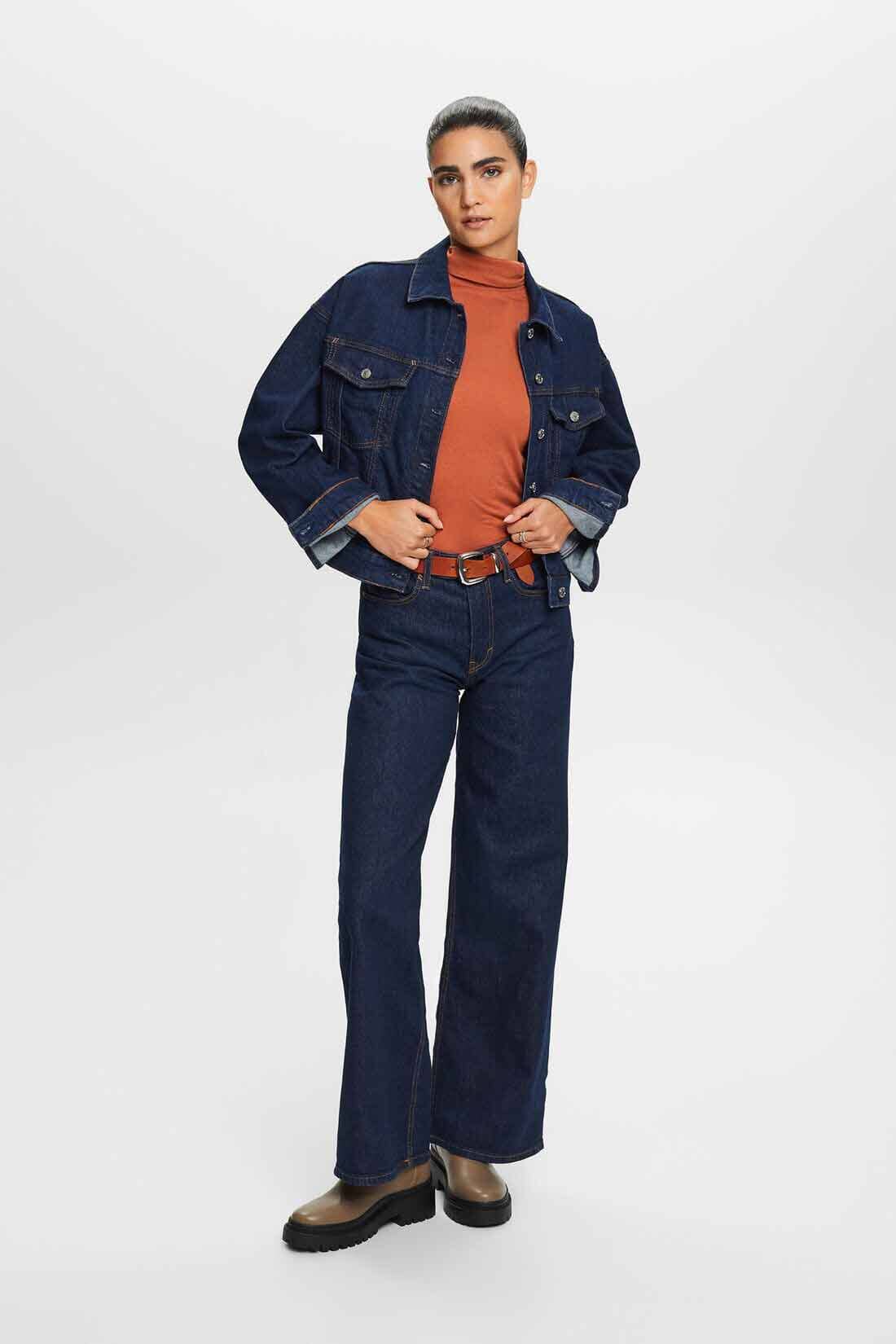 Esprit Women's Button Closure Denim Jacket