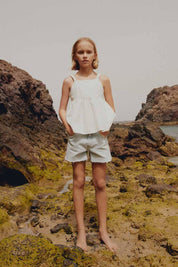 MNG Girl's Raw Bottom Minor Fault Denim Shorts