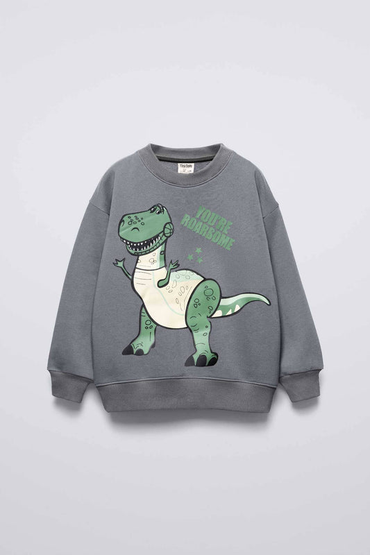 Tiny Teen Kid's Printed Fleece Sweat Shirt