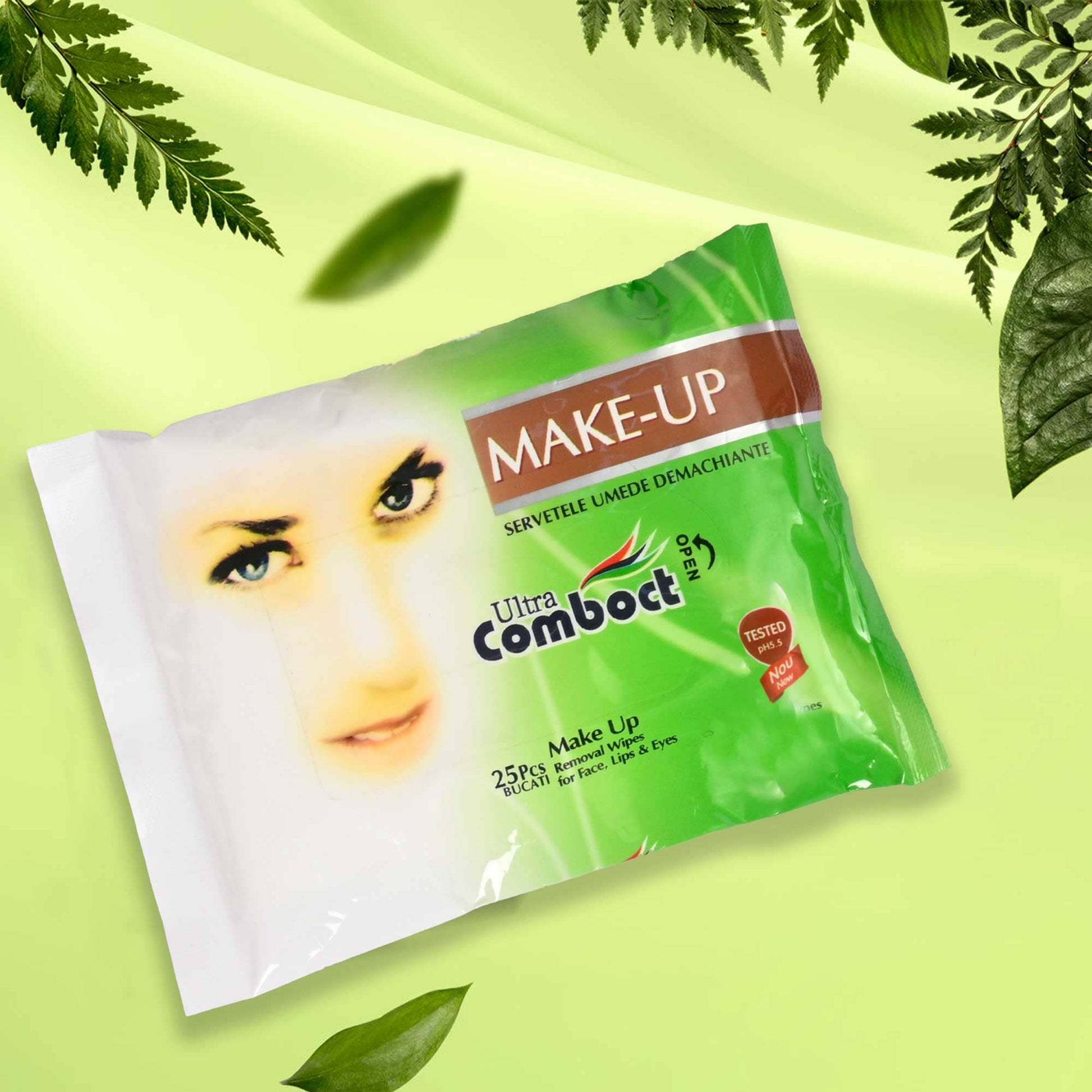 Ultra Comboct Makeup Removal Wipes Health & Beauty SRL Green 