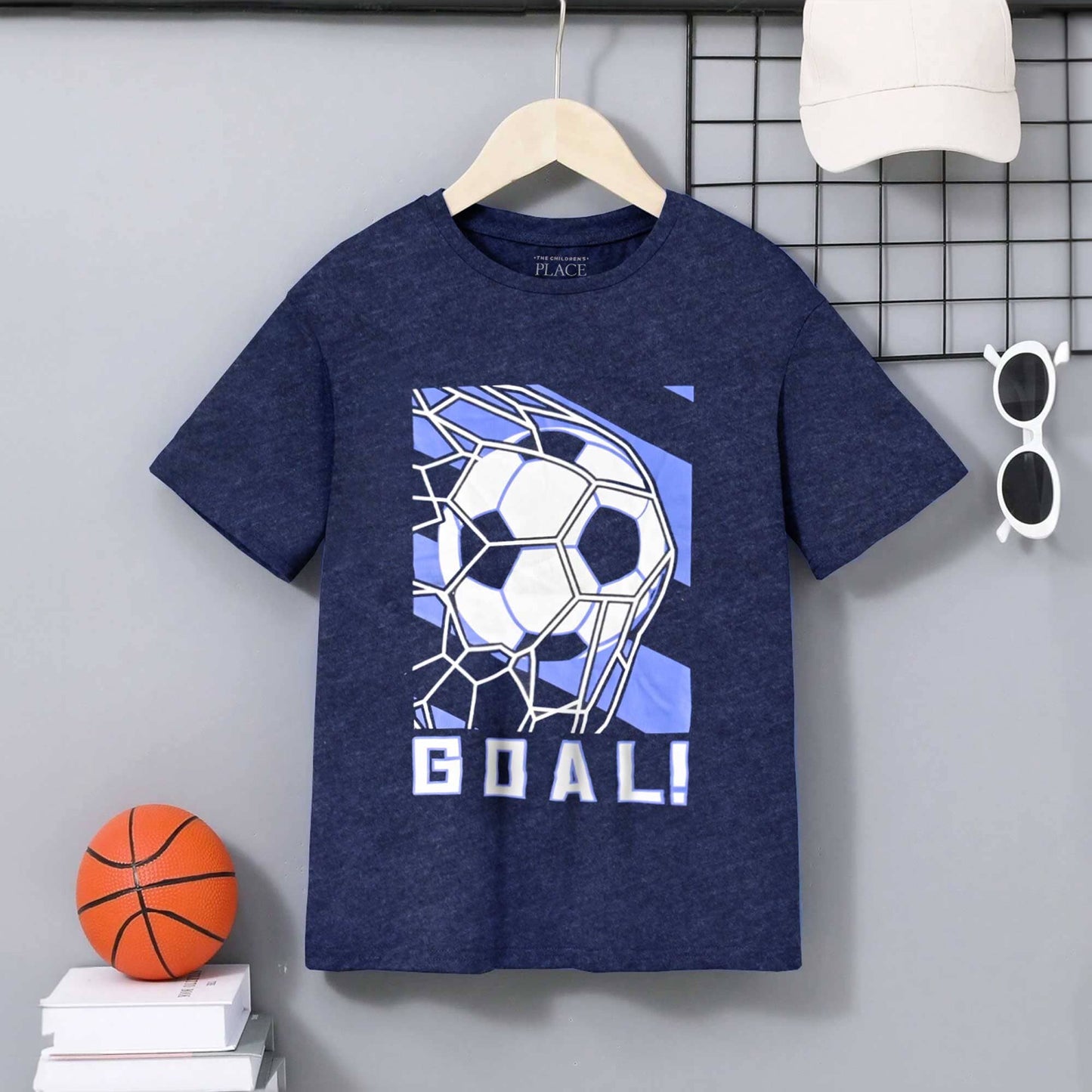Place Boy's Goal Printed Tee Shirt