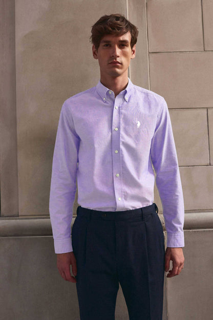 Polo Republica Men's Signature Pony Embroidered Solid Casual Shirt Men's Casual Shirt Polo Republica 