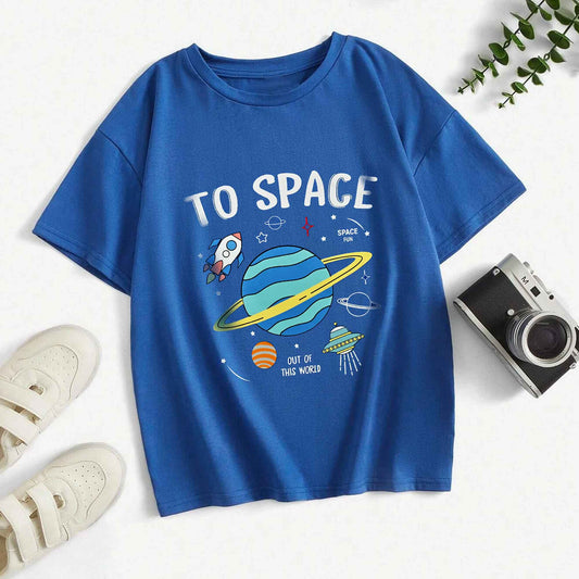 Polo Repbulica Boy's To Space Printed Tee Shirt