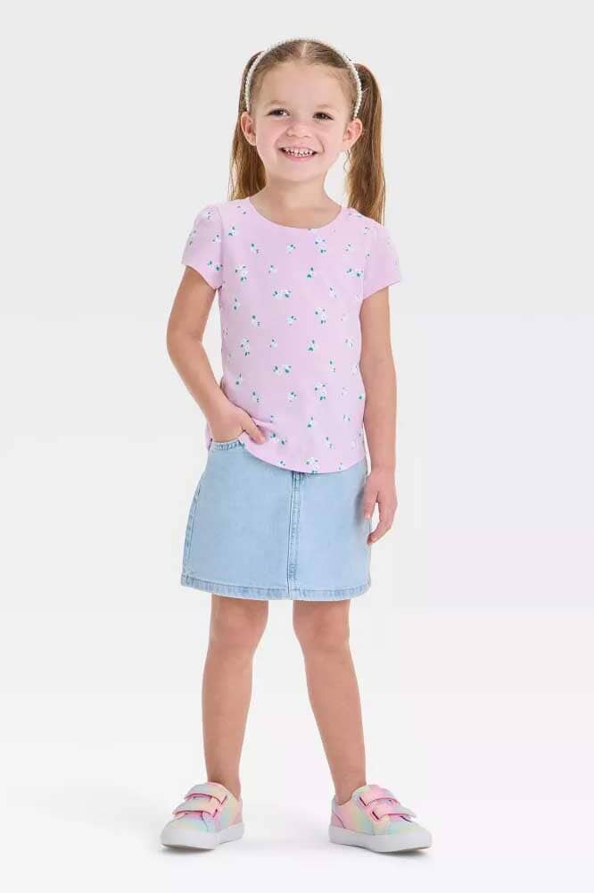 C&J Girl's Denim Skirt