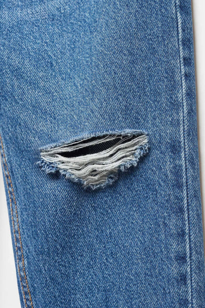 TN Boy's Regular Fit Distressed Denim