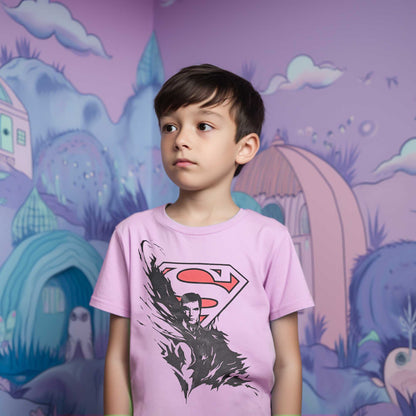 Junior Max 21 Kid's Superman Printed Tee Shirt Boy's Tee Shirt SZK 