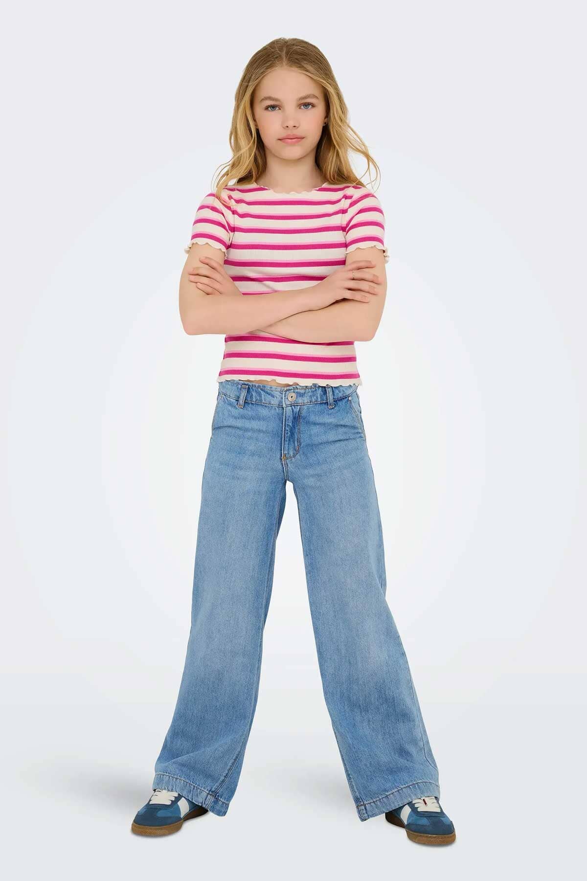 ONL Girl's Wide Leg Denim