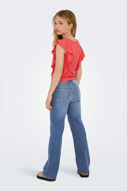 ONL Girl's Straight Fit Denim