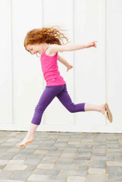 T2 Girl's Hague Solid Design Leggings