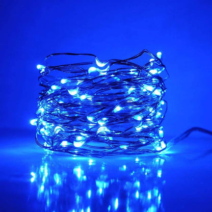 Novel Festival String Decoration LED Light Electronics RAM Blue 