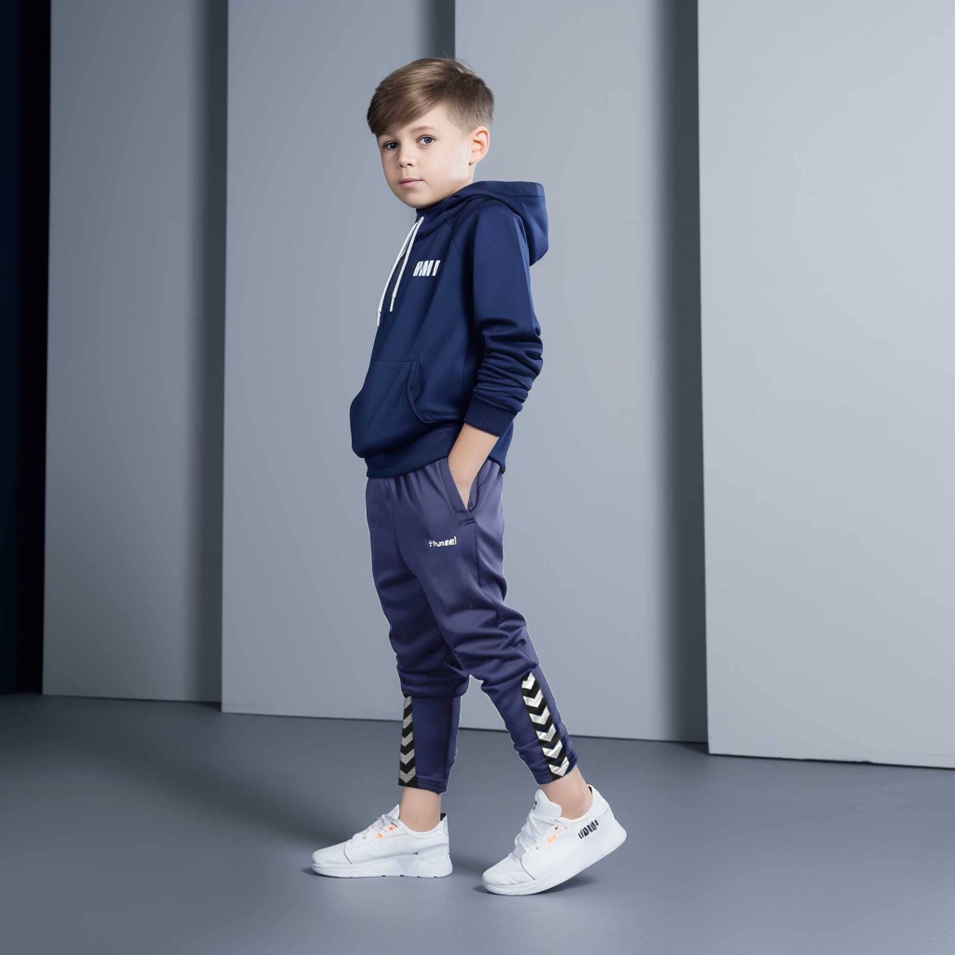 Hummel Boy's Premium Activewear Trousers Boy's Trousers HAS Apparel Navy 4 Years 