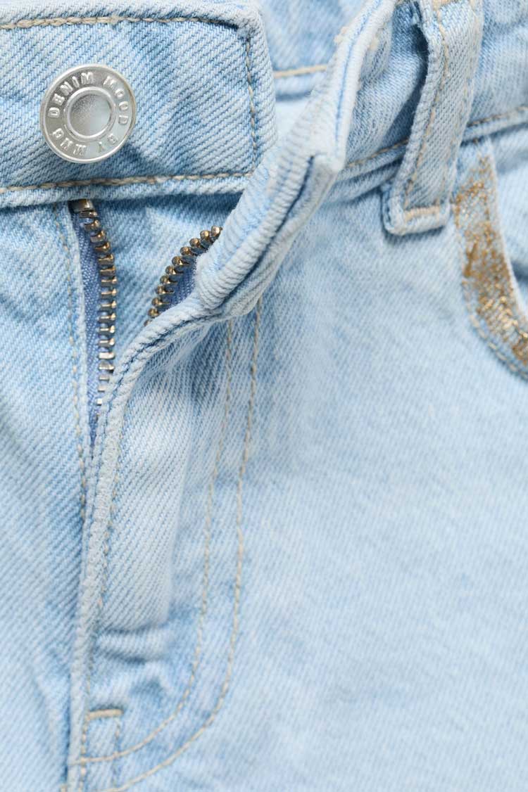 MNG Girl's Raw Bottom Minor Fault Denim Shorts