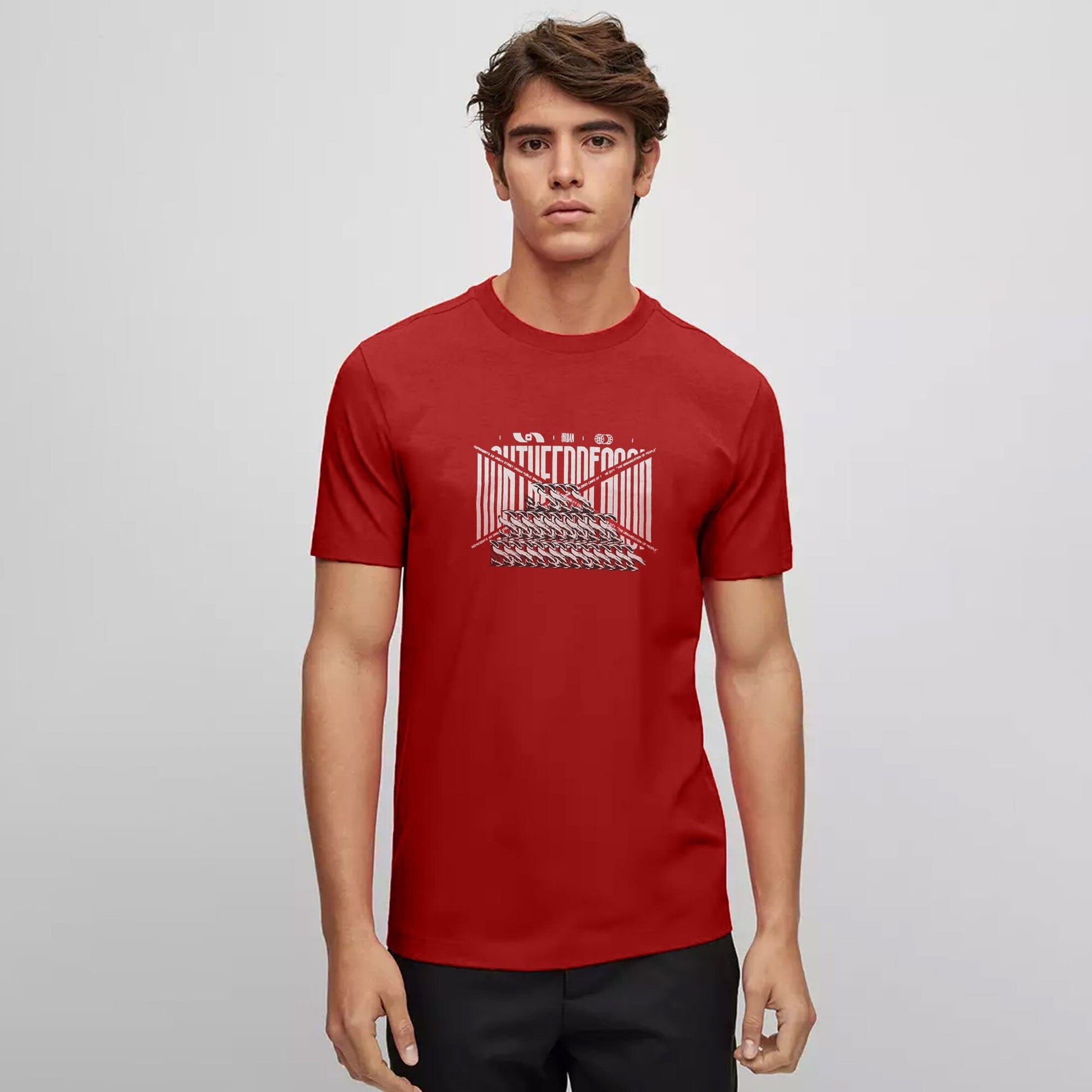 Polo Republica Men's Don't Need Reason Printed Crew Neck Tee Shirt