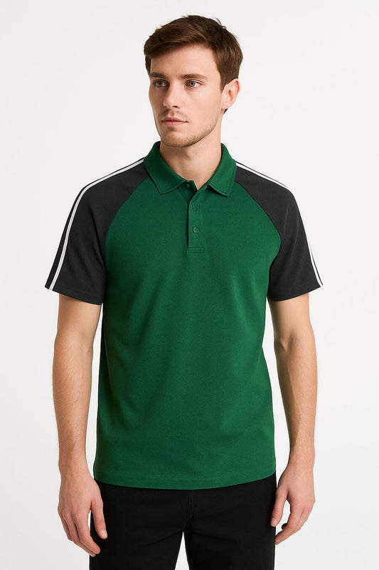 Bottle Green & Black