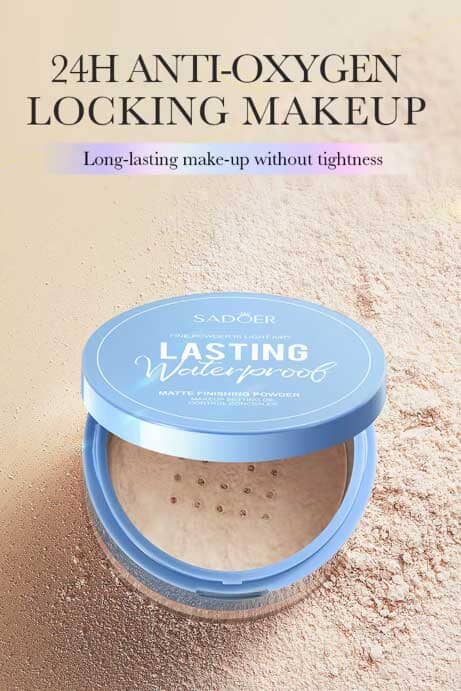 Sadoer Waterproof Matte Finishing Powder - 15g