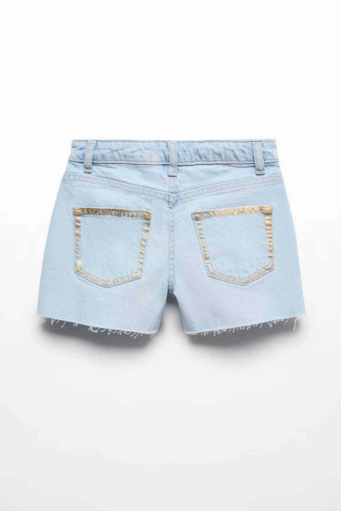 MNG Girl's Raw Bottom Minor Fault Denim Shorts