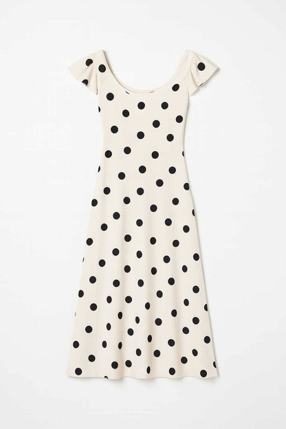East West Women's Polka Dot Dress