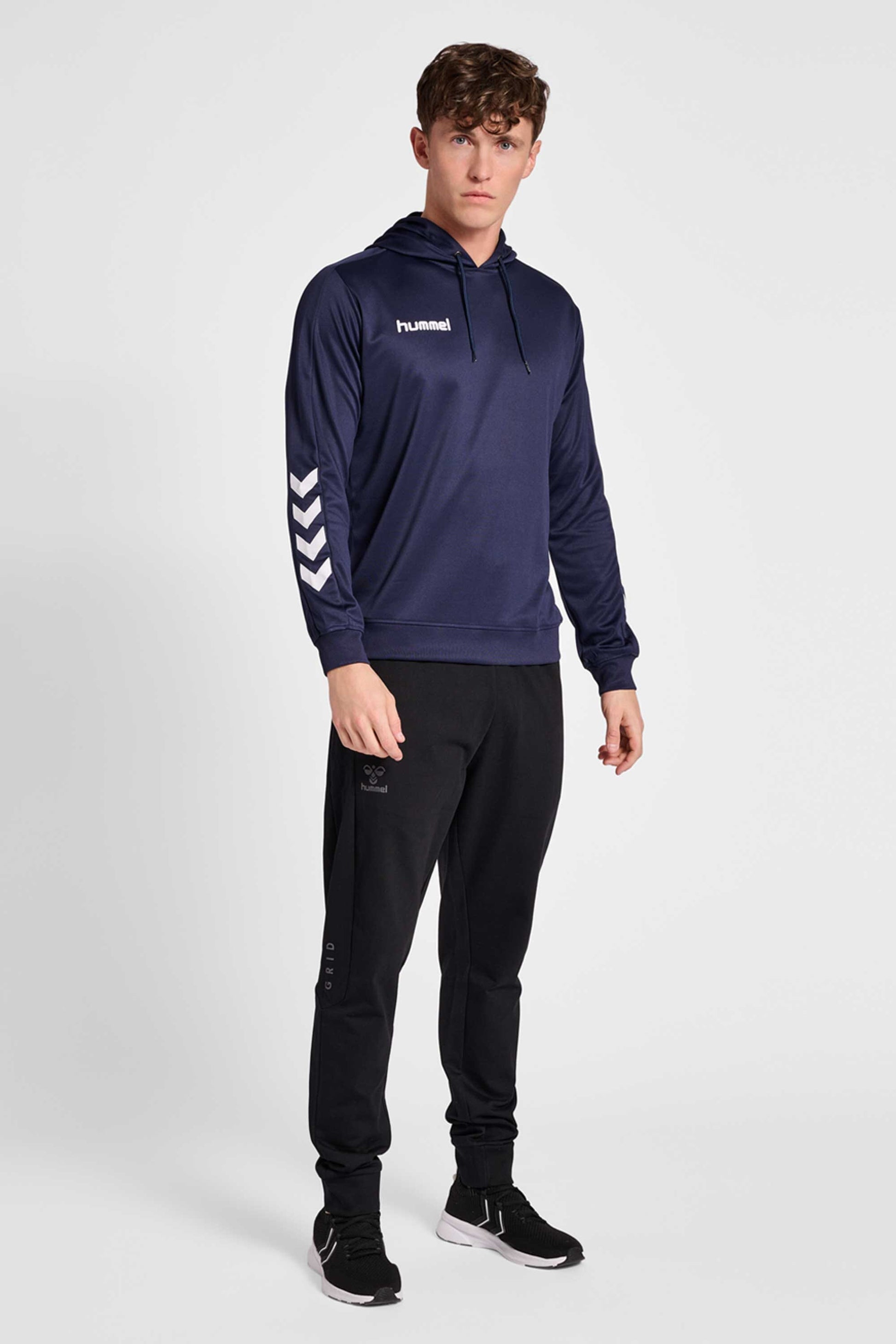 Hummel Men's Arrow Arms Activewear Windsor Pullover Hoodie Men's Jacket HAS Apparel 