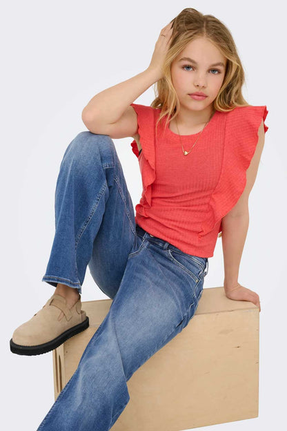 ONL Girl's Straight Fit Denim