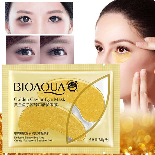 Bioaqua Blooming Skin Collagen Eye Mask Health & Beauty RAM Gold 
