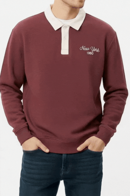 NL Men's New York Fleece Polo Shirt