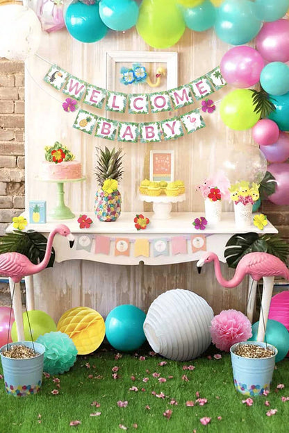 Sweet Tropical Baby Shower Decoration Theme