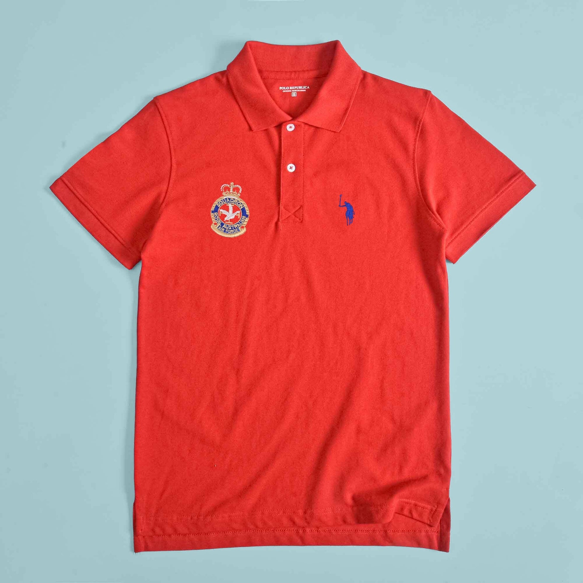 Polo Republica Men's Horse Rider & Crest Embroidered Minor Fault Polo Shirt Minor Fault Polo Republica 