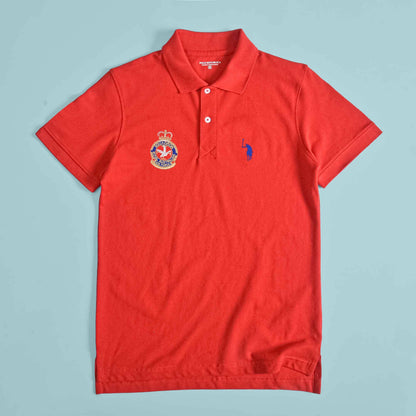 Polo Republica Men's Horse Rider & Crest Embroidered Minor Fault Polo Shirt Minor Fault Polo Republica 