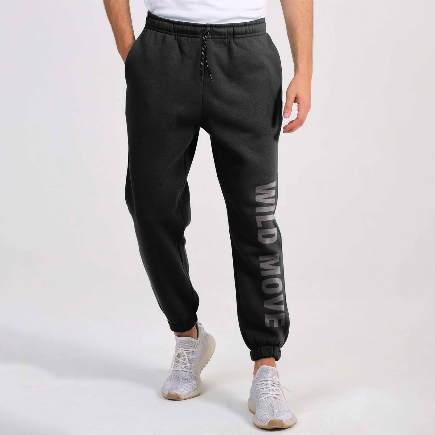 MAX 21 Men's Wild Move Fleece trousers Men's Trousers SZK Black S 