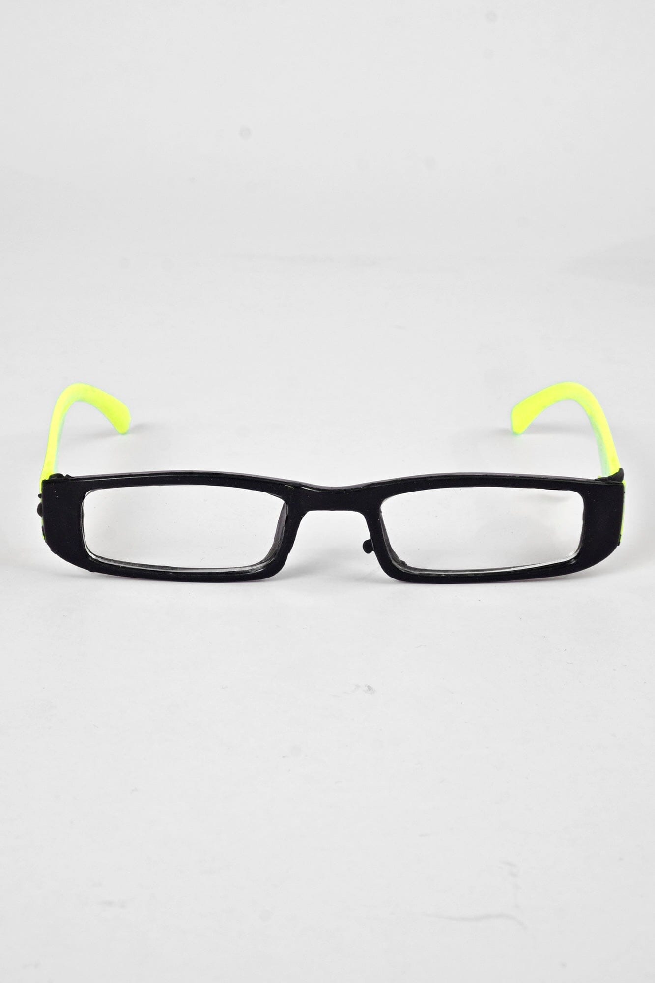 Athens Kid's Rectangle Design Glasses Kid's Accessories SRL Black & Parrot 